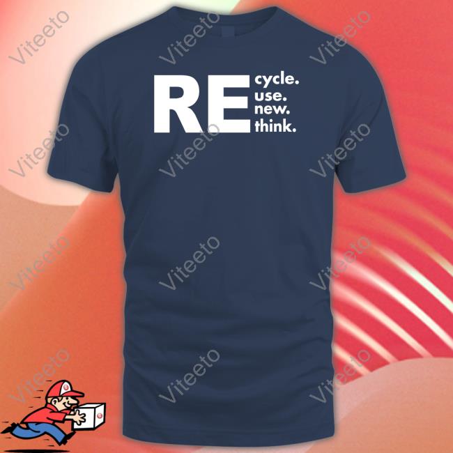 Brianna Recycle Reuse Renew Rethink Long Sleeve Tee Shirt Wh0l3h3art3dly