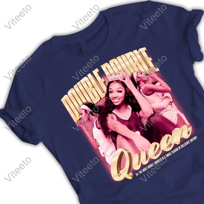 Angel Reese Double Double Queen Shirts