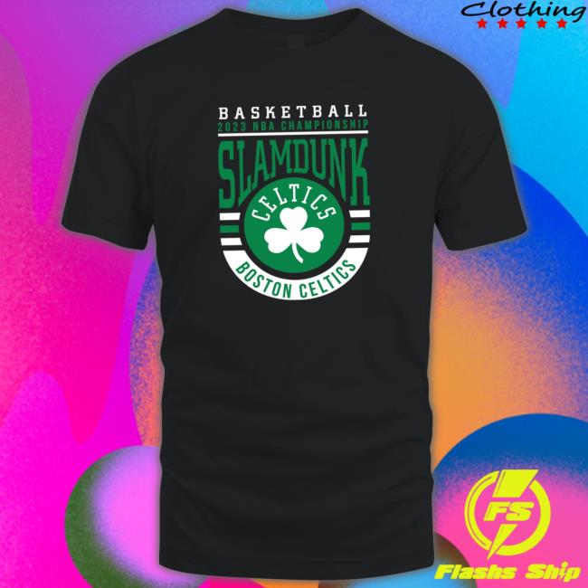2023 Championship Slamdunk Boston Celtics Basketball Logo Hoodie