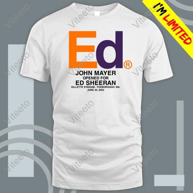 Ed Sheeran Merch Ed Sheeran Mathematics Tour Shirt