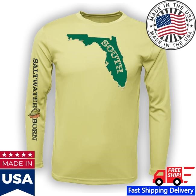 Usf Green And Gold Long Sleeve Upf 50+ Dry-Fit Shirt