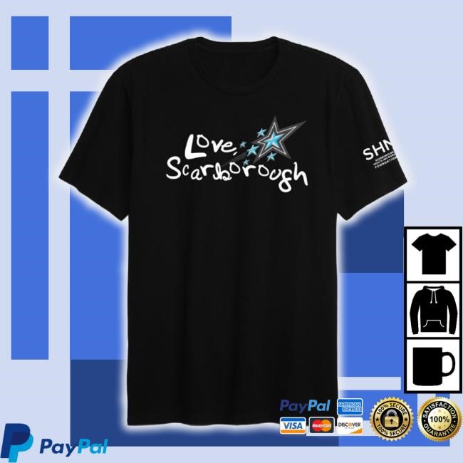 Official Scarboroughshootingstars Store Love Scarborough Shn Crewneck Sweatshirt