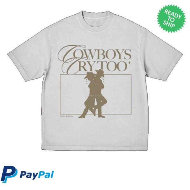 Official Kelseaballerini Store Cowboys Cry Too Graphic Tee