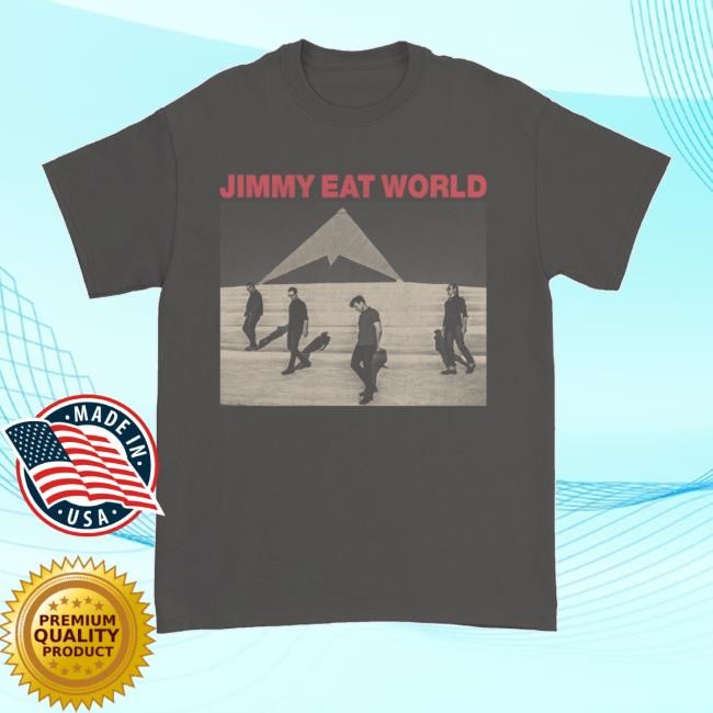 Official Jimmyeatworld Store Pyramid Photo Crewneck Sweatshirt