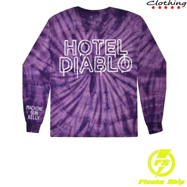 Hotel Diablo Machine Gun Kelly Tie Dye Long Sleeve